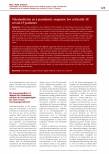 Vorschauseite 2: Telemedizin als Pandemic Response für kritisch kranke Covid-19-Patienten