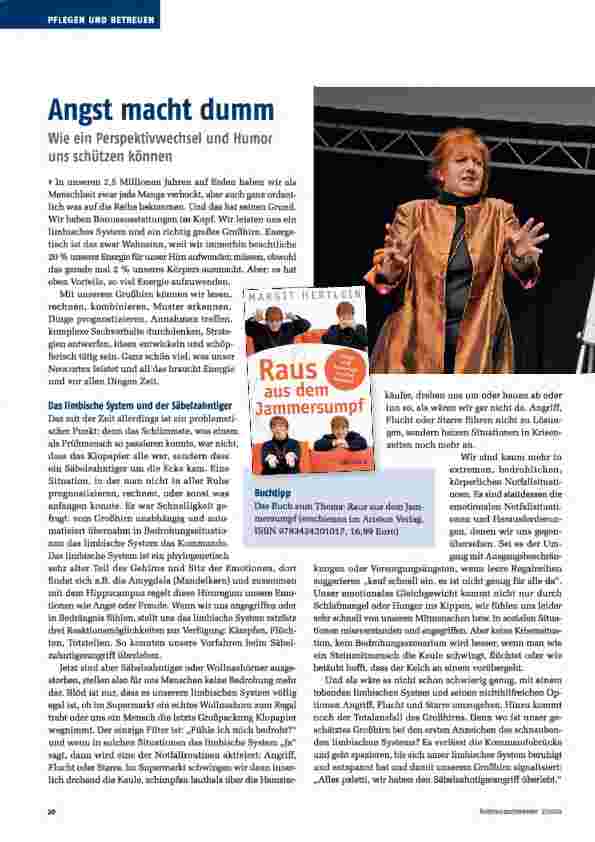 Vorschauseite 1: Angst macht dumm.
