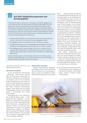 Vorschauseite 3: Schädlingsbekämpfung im Betrieb Biozide gezielt anwenden