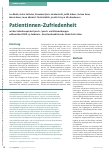 Vorschauseite 1: Patient*innen-Zufriedenheit mit der Videotherapie bei Sprach-, Sprechund Stimmstörungen während der COVID-19-Pandemie – Eine Zwischenbilanz der Studie PaZu-Video