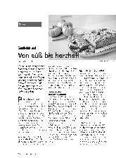 Vorschauseite 1: Tipps Gemüsebäckerei: Von süß bis herzhaft