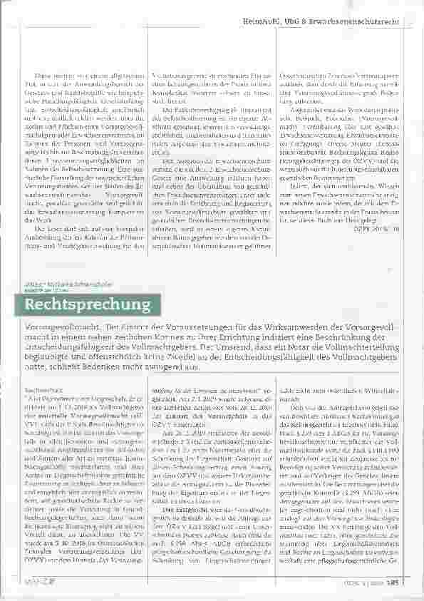 Vorschauseite 1: Richterin am LG Linz Rechtsprechung