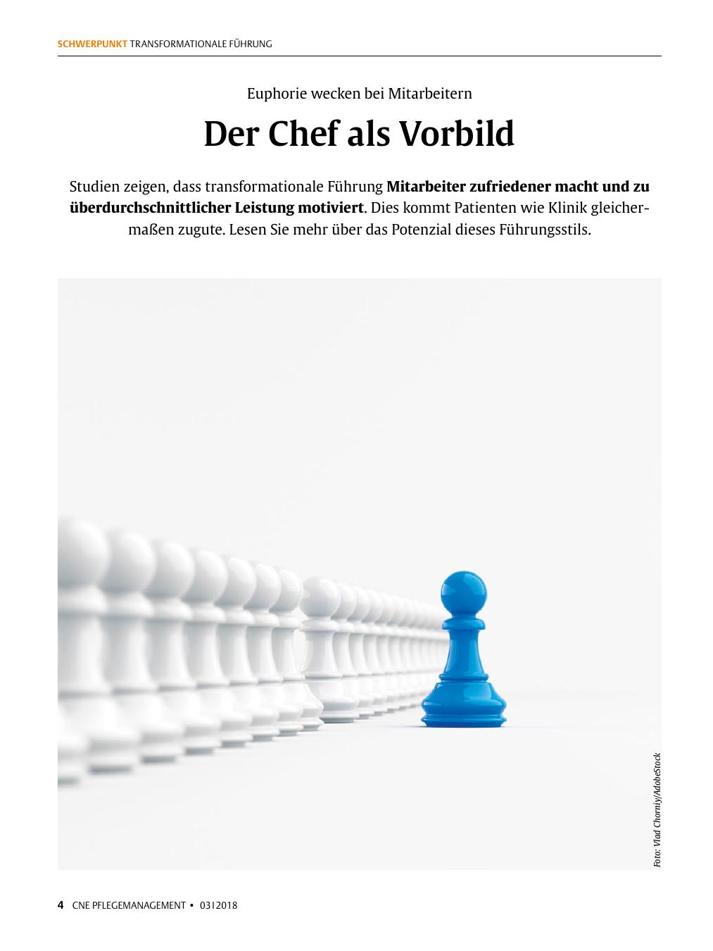 Vorschauseite 1: Der Chef als Vorbild