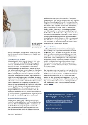Vorschauseite 2: Kl-gestütztes Mammographie-Screening: Smarte Unterstützung für verbesserte Brustkrebs-Diagnostik