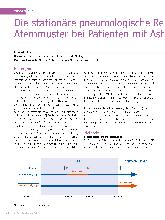 Vorschauseite 1: Die stationäre pneumologische Rehabilitation und dysfunktionale Atemmuster bei Patienten mit Asthma bronchiale