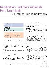 Vorschauseite 2: Die stationäre pneumologische Rehabilitation und dysfunktionale Atemmuster bei Patienten mit Asthma bronchiale