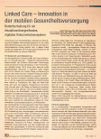 Vorschauseite 1: Linked Care - Innovation in der mobilen Gesundheitsversorgung