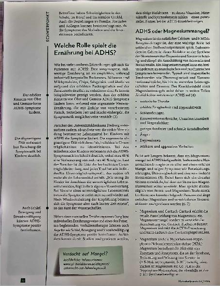 Vorschauseite 2: Warum zappelt Philipp? Was Biofaktoren bei ADHS bewirken können