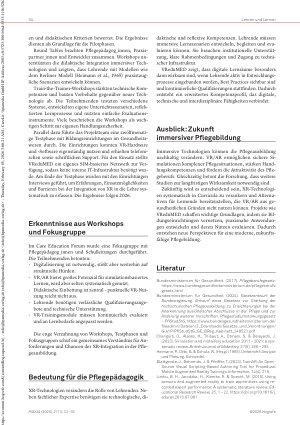 Vorschauseite 2: Zwischen Simulation und Realität Digitale Lernräume in der Pflegeausbildung