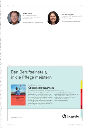 Vorschauseite 3: Zwischen Simulation und Realität Digitale Lernräume in der Pflegeausbildung