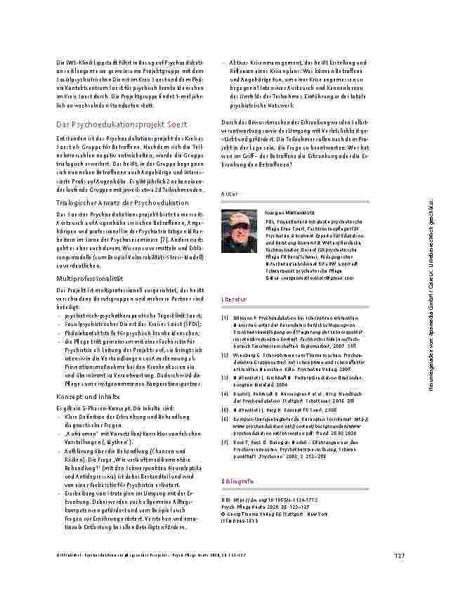 Vorschauseite 5: Psychoedukation aus pflegerischer Perspektive