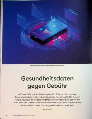 Vorschauseite 1: Gesundheitsdaten gegen Gebühr