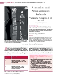 Vorschauseite 1: Anomalien und Normvarianten: Skeletale Veränderungen 3.14 Blockwirbel