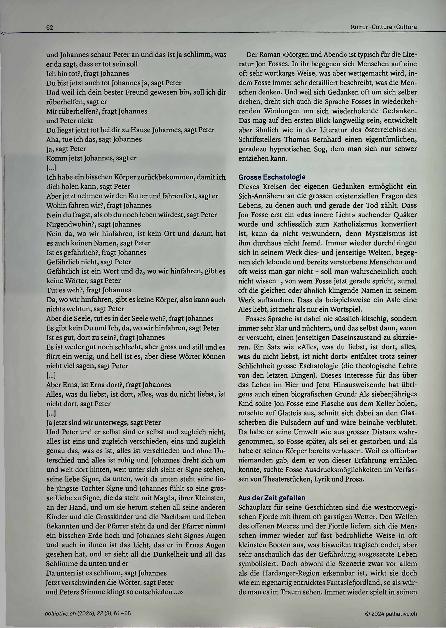 Vorschauseite 2: Johannes stirbt: Der Tod in der Literatur des Nobelpreisträgers Jon Fosse