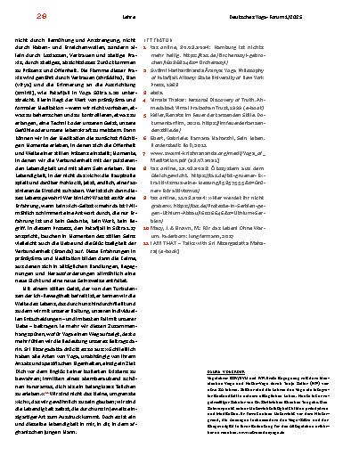 Vorschauseite 4: Lokasangraha und abhyāsa – vairāgya als Grundpraxis des Yoga