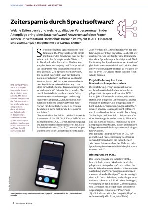 Vorschauseite 1: Zeitersparnis durch Sprachsoftware?