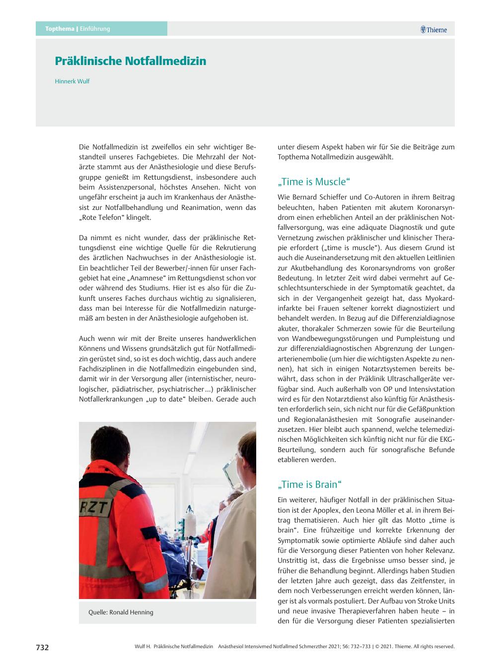 Vorschauseite 1: Präklinische Notfallmedizin