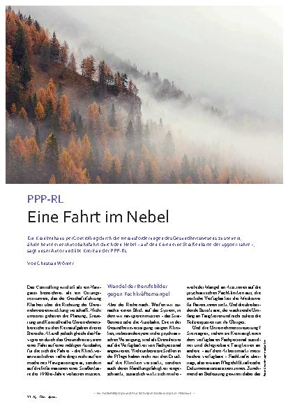 Vorschauseite 1: PPP-RL Eine Fahrt im Nebel