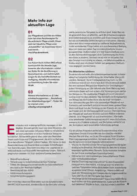 Vorschauseite 2: Richtig mit dem Virus umgehen