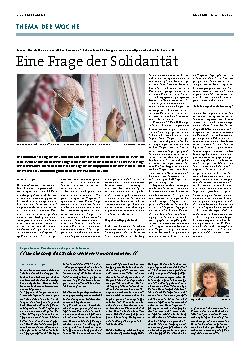 Vorschauseite 1: Eine Frage der Solidarität