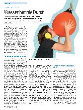 Vorschauseite 1: Wasser hat nie Durst.