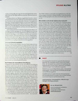 Vorschauseite 2: Die Hürden der Schweigepflicht