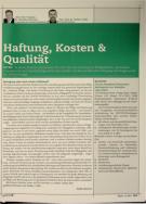 Vorschauseite 1: Haftung, Kosten & Qualität