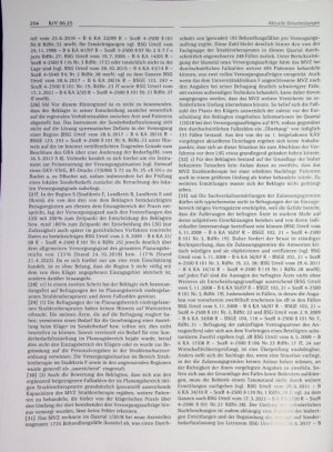 Vorschauseite 4: Vertragsarztrecht ♦ Genehmigung einer Anstellung im Wege des Sonderbedarfs