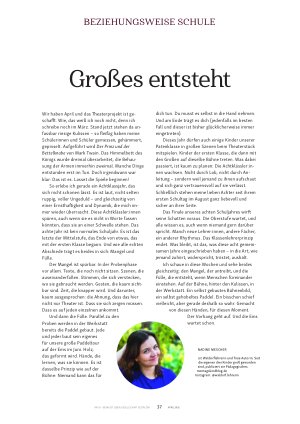 Vorschauseite 1: Großes entsteht