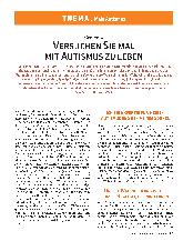Vorschauseite 2: Versuchen sie mal mit Autismus zu Leben