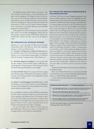 Vorschauseite 6: Chancen für die deutsche Gesundheitswirtschaft Navigating the Future (Teil 2)