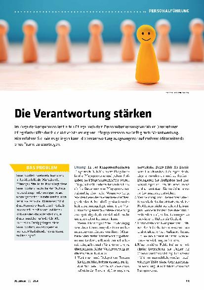 Vorschauseite 1: Die Verantwortung stärken