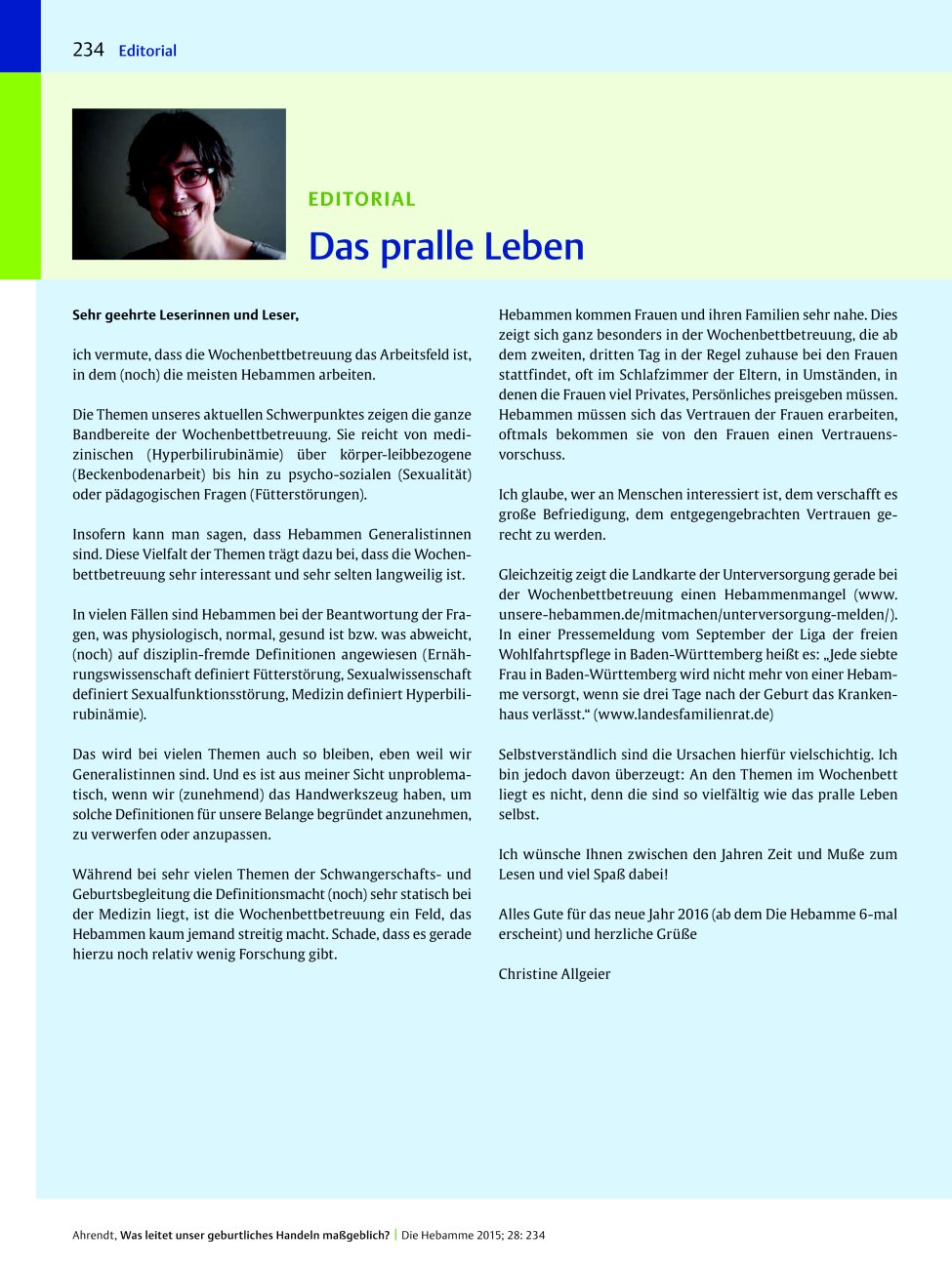 Vorschauseite 1: Das pralle Leben