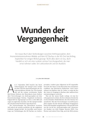 Vorschauseite 1: Wunden der Vergangenheit