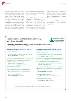 Vorschauseite 2: Informationen aus der Mitgliedschaft