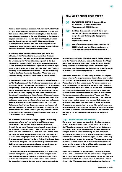 Vorschauseite 2: Innovationen und Fachlichkeit