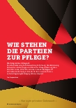 Vorschauseite 1: WIE STEHEN DIE PARTEIEN ZUR PFLEGE?