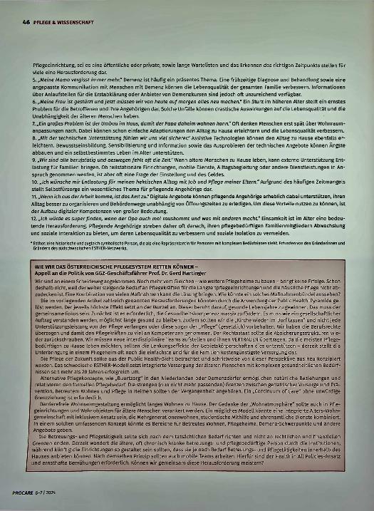 Vorschauseite 3: Über den größten Pflegedienst Österreichs