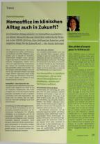 Vorschauseite 1: Homeoffice im klinischen Alltag auch in Zukunft?