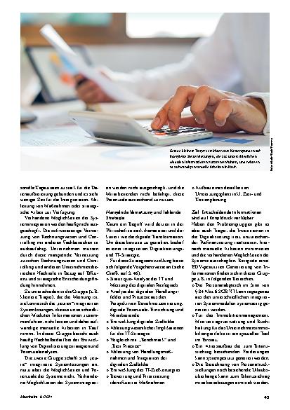 Vorschauseite 2: Höchste Zeit für eine Digitalisierungsstrategie