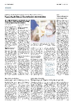 Vorschauseite 1: Pauschale Besuchsverbote vermeiden