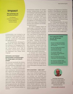 Vorschauseite 2: Wirkung statt Wohlklang: Wie Sie Ergebnisse für Förderanträge korrekt erklären