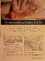Vorschauseite 1: Systemerkrankung Krebs