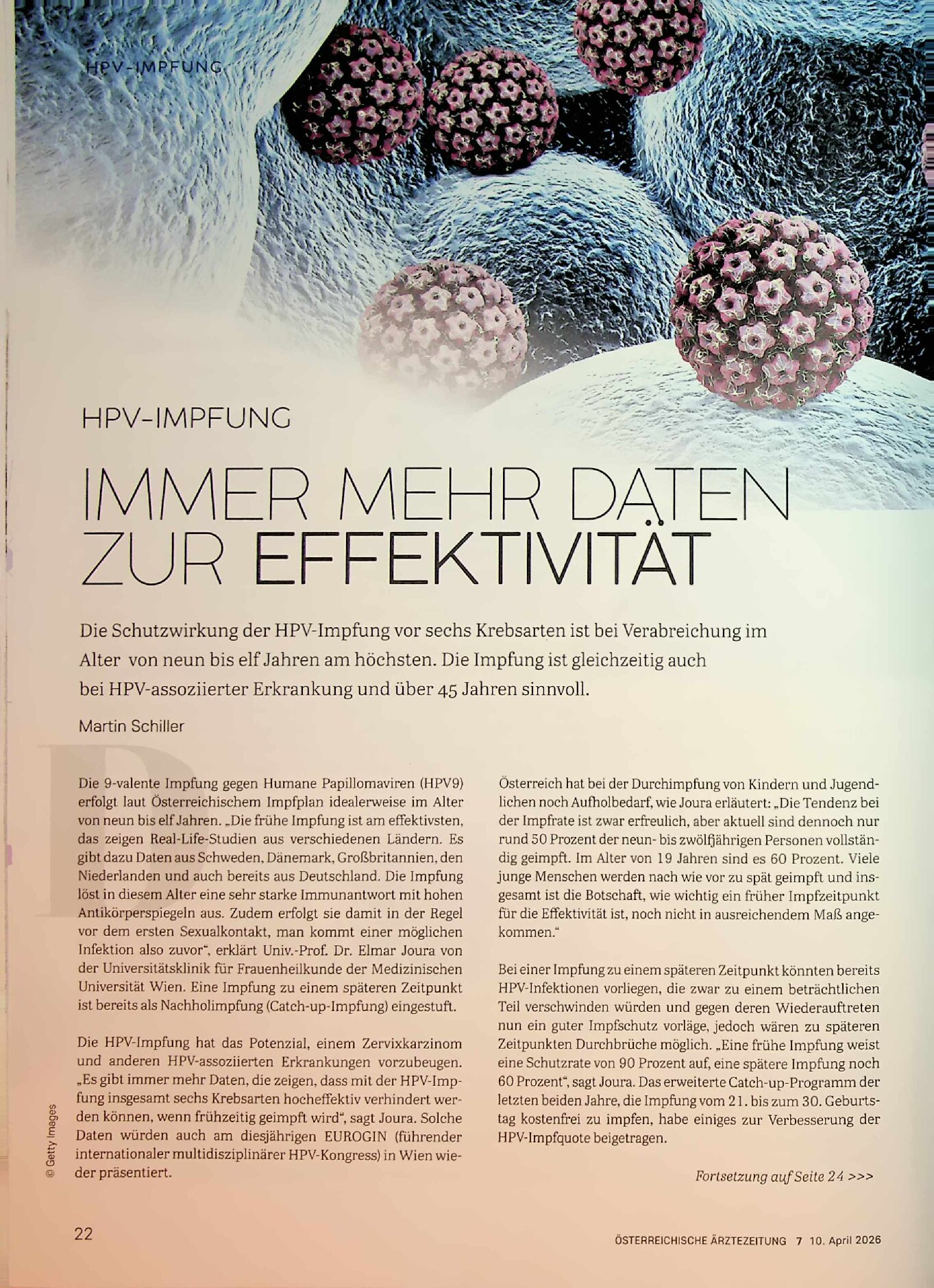 Vorschauseite 1: Immer mehr Daten zur Effektivität