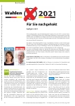 Vorschauseite 1: Für Sie nachgehakt: Wahljahr 2021