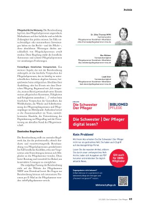 Vorschauseite 4: Neue Berufsordnung im Überblick