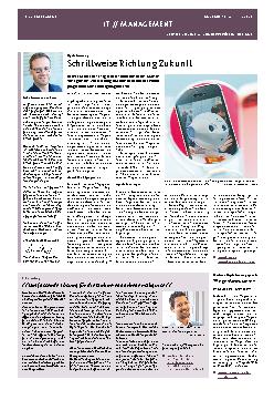 Vorschauseite 1: Schrittweise Richtung Zukunft