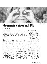 Vorschauseite 1: Gourmets setzen auf Bio