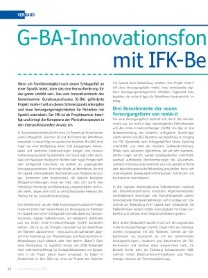 Vorschauseite 1: G-BA-Innovationsfondsprojekt moVe-it mit IFK-Beteiligung gestartet