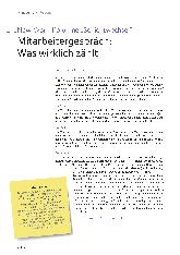 Vorschauseite 1: Mitarbeitergespräch: Was wirklich zählt